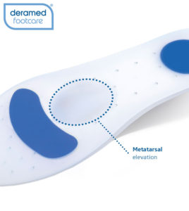 Deramed Footcare Plantare silicone 2 densità con elevazione metatarsale_01